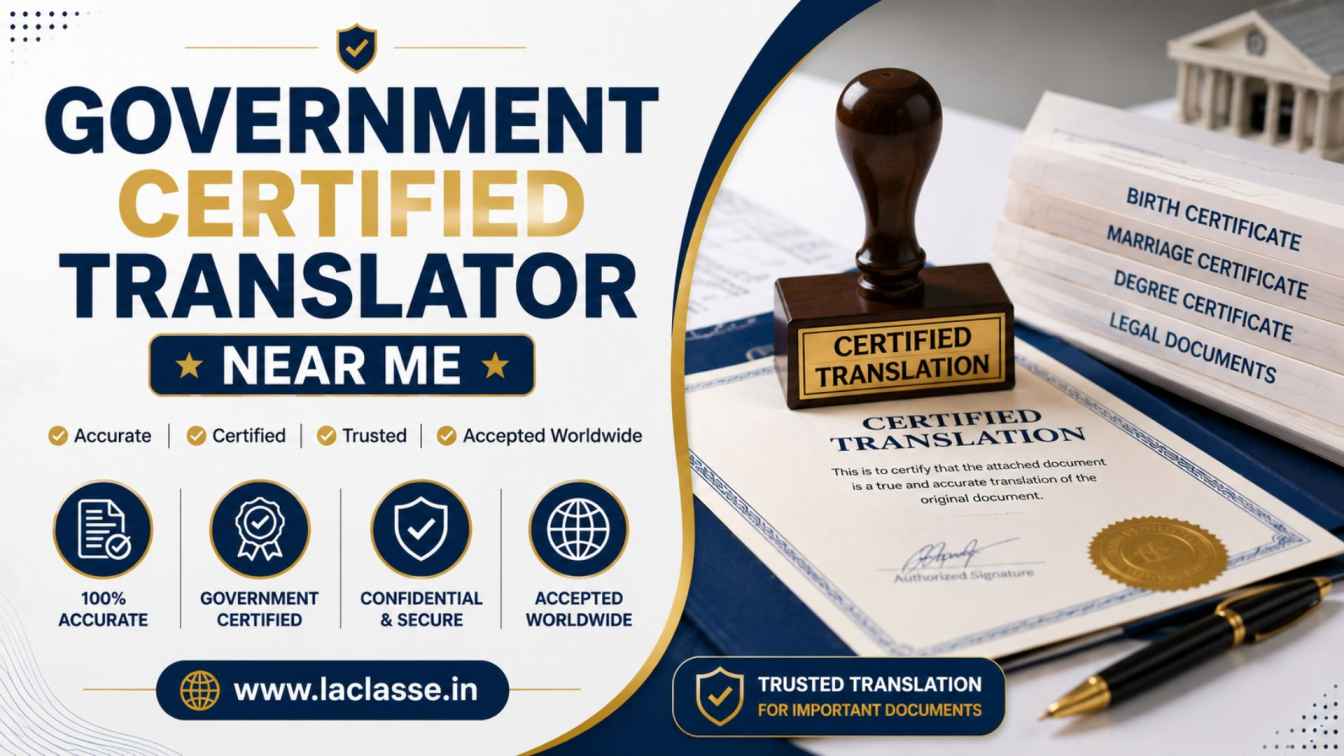 Government Certified Translator Near Me – Legal, Visa and Official Docs